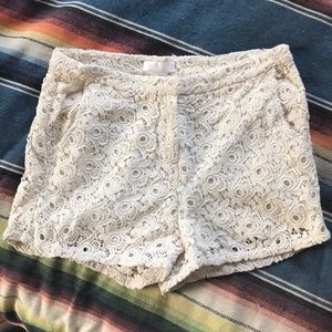 Lace shorts